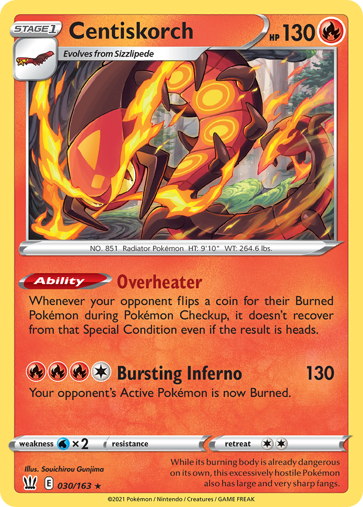 Battle Styles Centiskorch #30/163